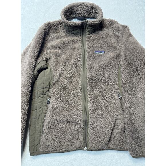 Patagonia Retro X Deep Pile Sherpa Fleece Brown Full Zip Jacket Women's Size Med - Picture 1 of 7